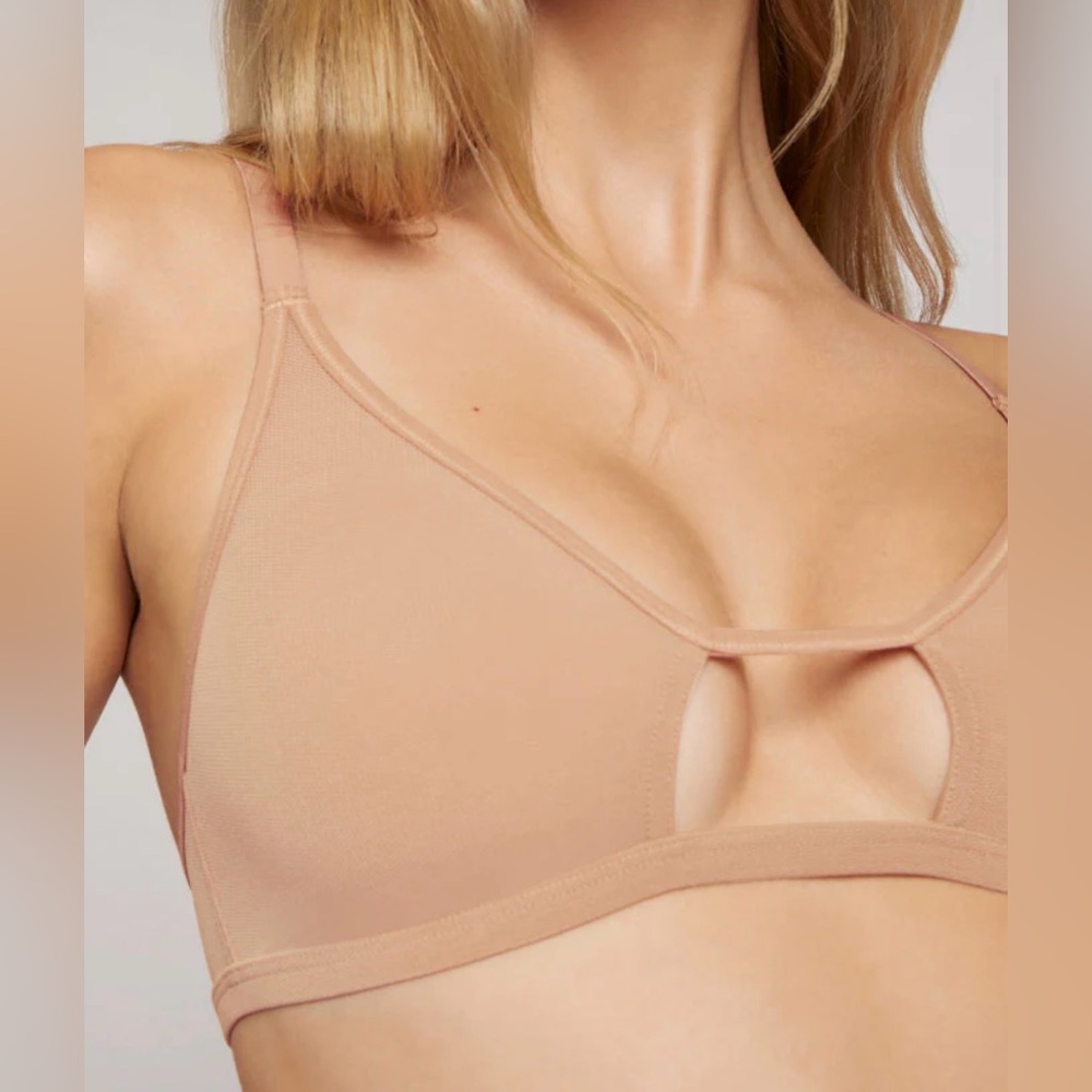 Negative Underwear Buff Sieve Cutout Bra (Size 3) & Thong (M) Set | NWOT